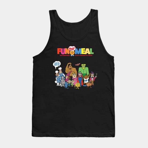 Burger Chef Fun Meal Tank Top by Chewbaccadoll